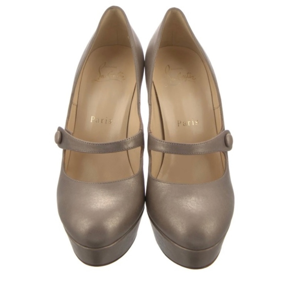 Christian Louboutin Mary Jane Leather Pumps